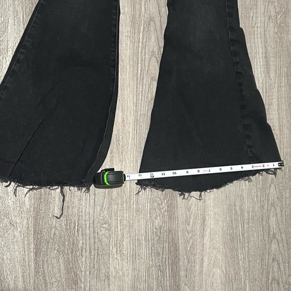 Forever 21 XS faded black bellbottom jeans - Picture 12 of 16